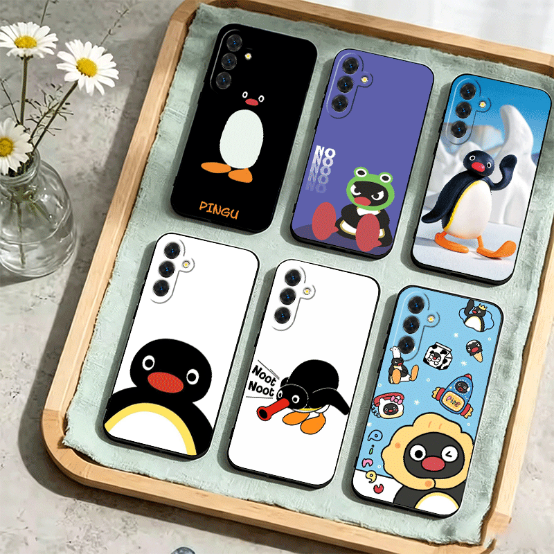 Samsung Galaxy A55 - Capa de Telefone P-Pingu Pinguim de