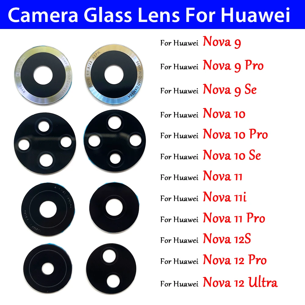 Huawei Nova 12 - Tampa traseira da lente de vidro