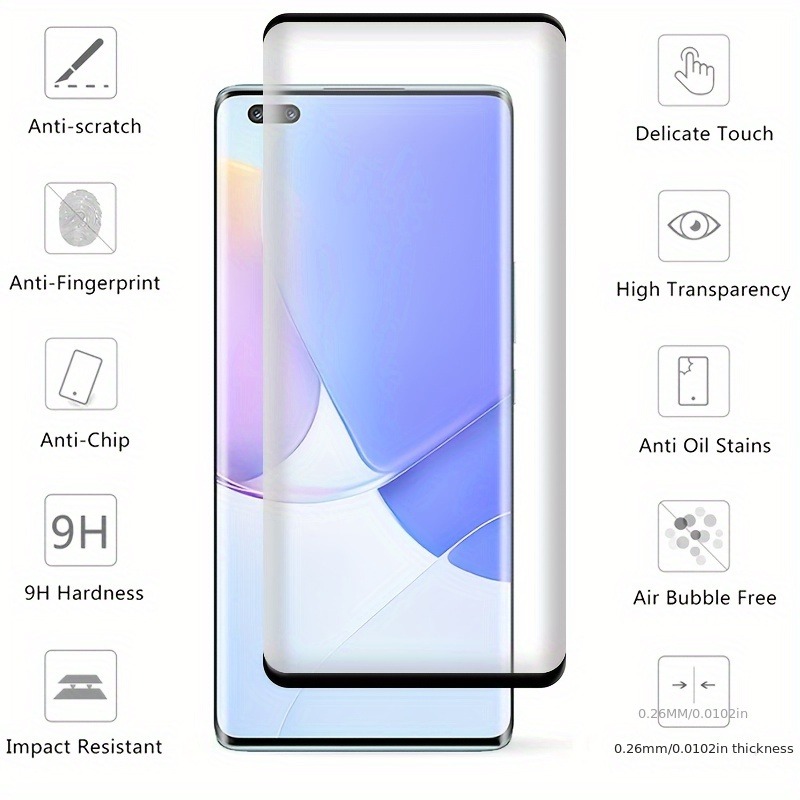 2 peças de vidro temperado de  - Huawei Nova 12 avaliação e preço