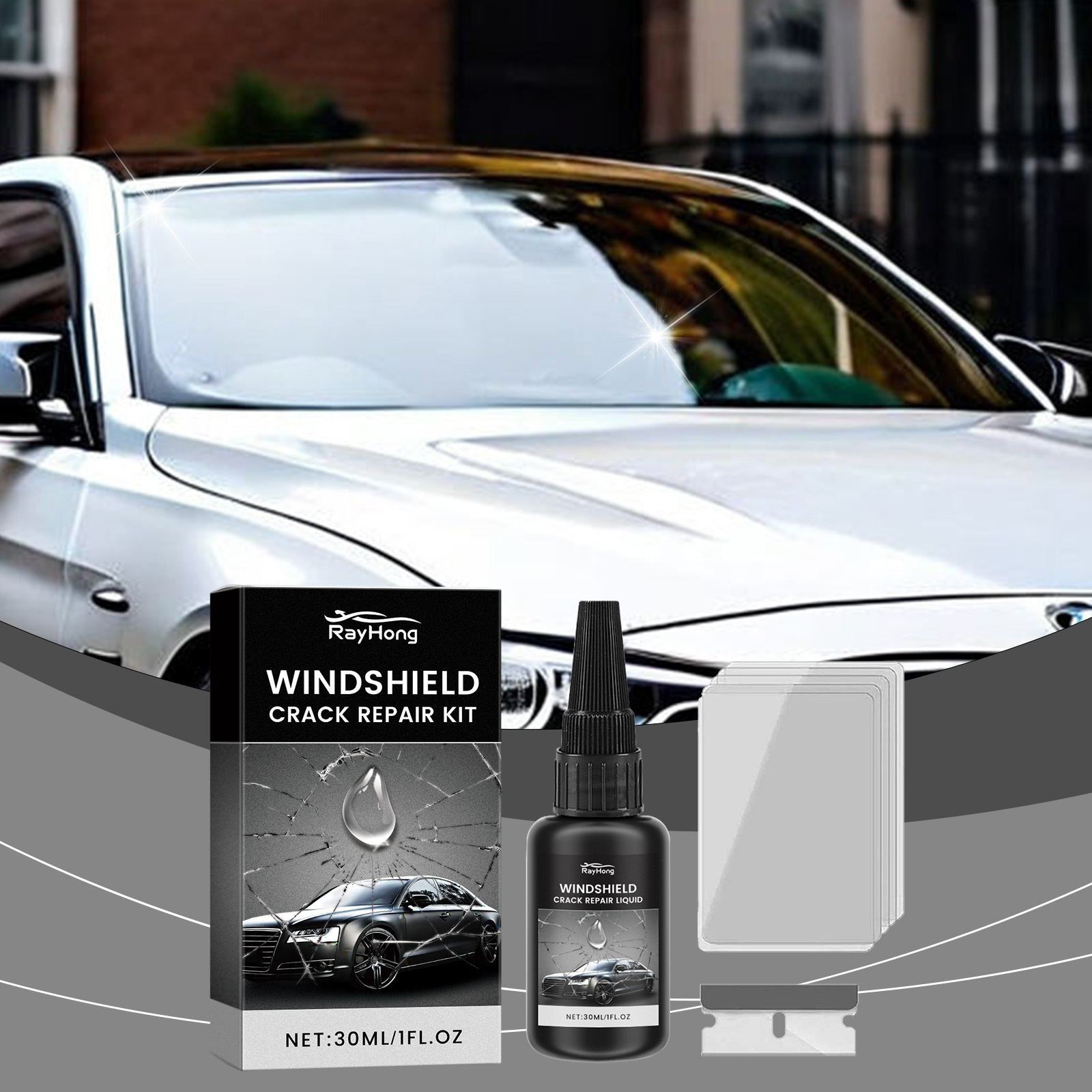 Cola para reparação de para-br - Liquid Uv Glue Kit avaliação e preço